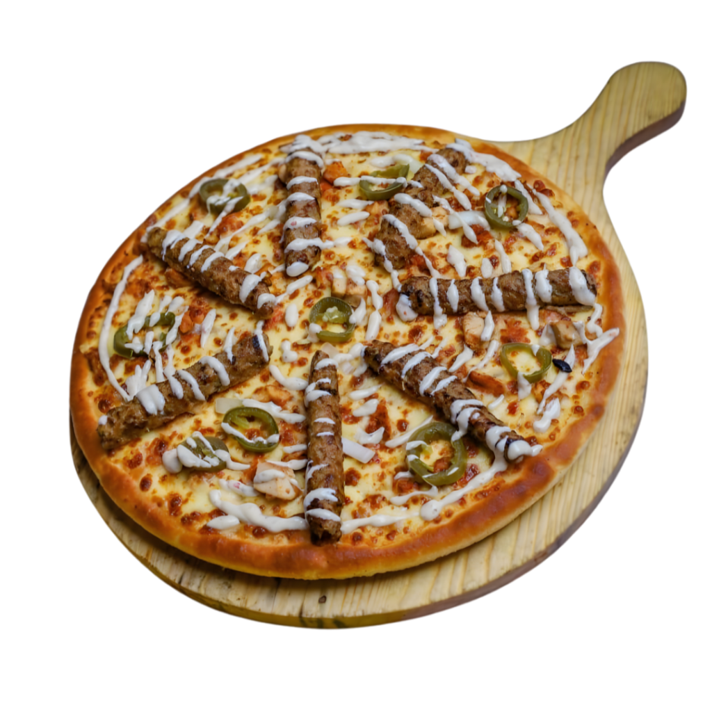 Behari Kabab Pizza